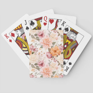 A Fall Floral Series Design 2 Playing Cards
