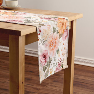 A Fall Floral Series Design 2 Short Table Runner