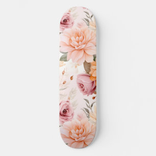 A Fall Floral Series Design 2 Skateboard