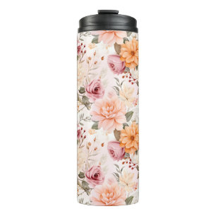 A Fall Floral Series Design 2 Thermal Tumbler