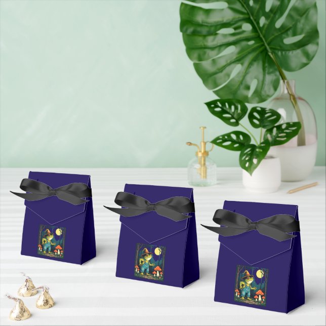 A Familiar Toad Witch Foraging At Night Favor Box (Multiple)