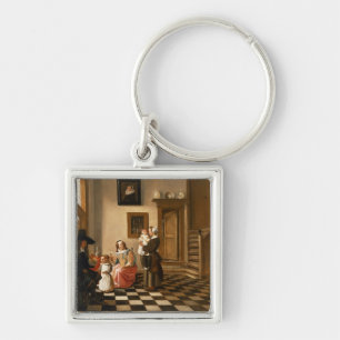 A Family in an Interior Keychain