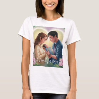 A family is born T-shirt for Newly Parents