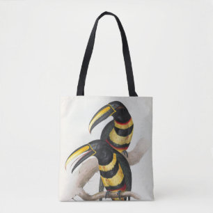 A Family of Toucans by John Gould Tote Bag