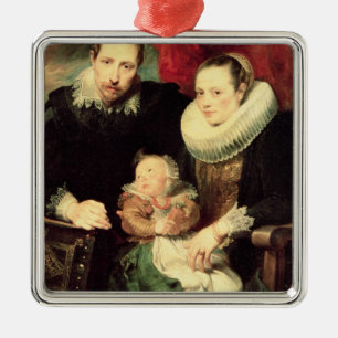 A Family Portrait, c.1618-21 Metal Ornament