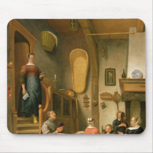 A Family Saying Grace Mouse Pad