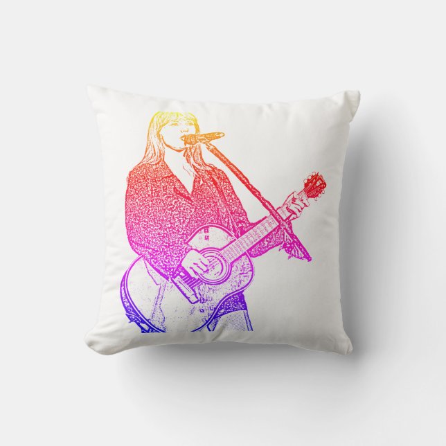 A famous divine throw pillow (Front)