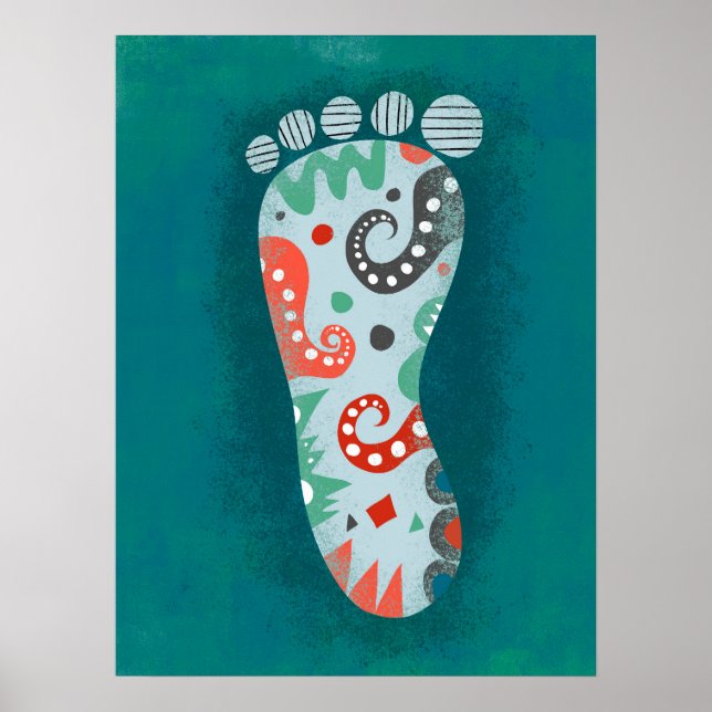 A Fancy Foot Poster Wall Art (Front)