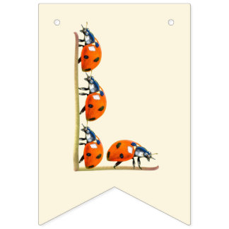 À Fanions Bannière d'anniversaire de notre Log Bug Ladybug