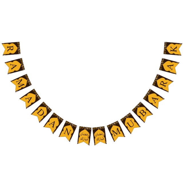 À Fanions Bannière de bunker RAMADAN MUBARAK (Tout)