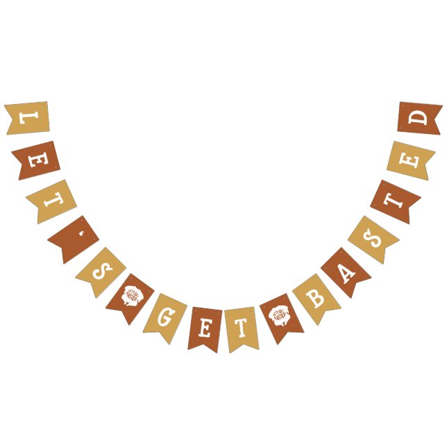 À Fanions Bannière de Bunting Basted Friendsgiving (Tout)