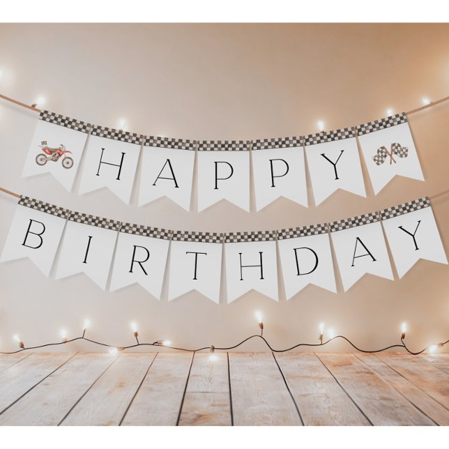 À Fanions Bannière de Bunting de vélo Red Dirt (Créateur téléchargé)