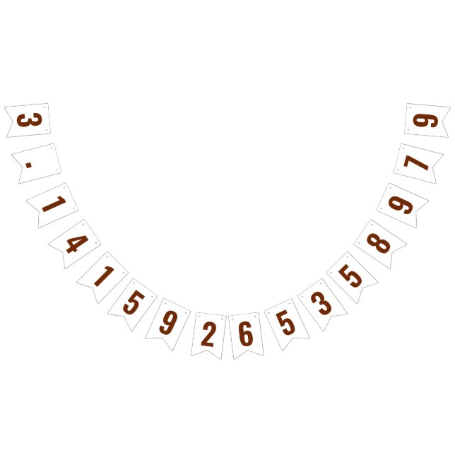 À Fanions Bannière De Regroupement Pi 3.14 (Tout)