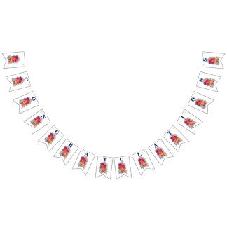 À Fanions Bannière Mariage Bell "Félicitations" Bunting