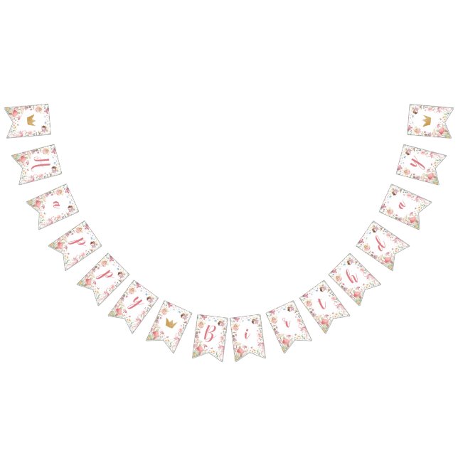 À Fanions Fairy Joyeux Anniversaire Bannière (Tout)