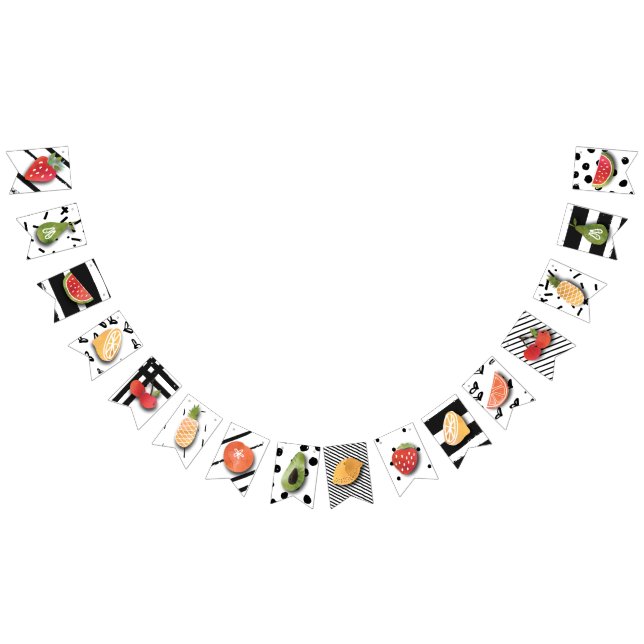 À Fanions Fête d'anniversaire de fruit de la BANNIÈRE | (Tout)