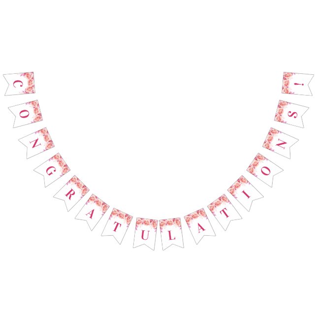 À Fanions Fleurs d'aquarelle de rose de bannière de (Tout)