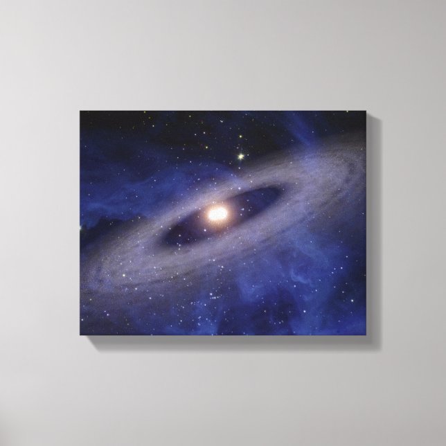 A faraway solar system canvas print (Front)