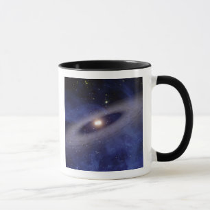 A faraway solar system mug