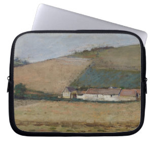 A Farm Among Hills, Giverny, c.1887 Laptop Sleeve