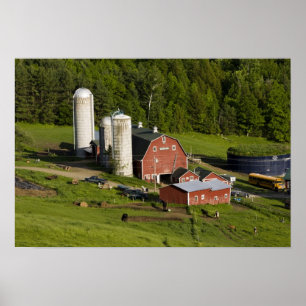 A farm in Barnet Center, Vermont. Connecticut Poster