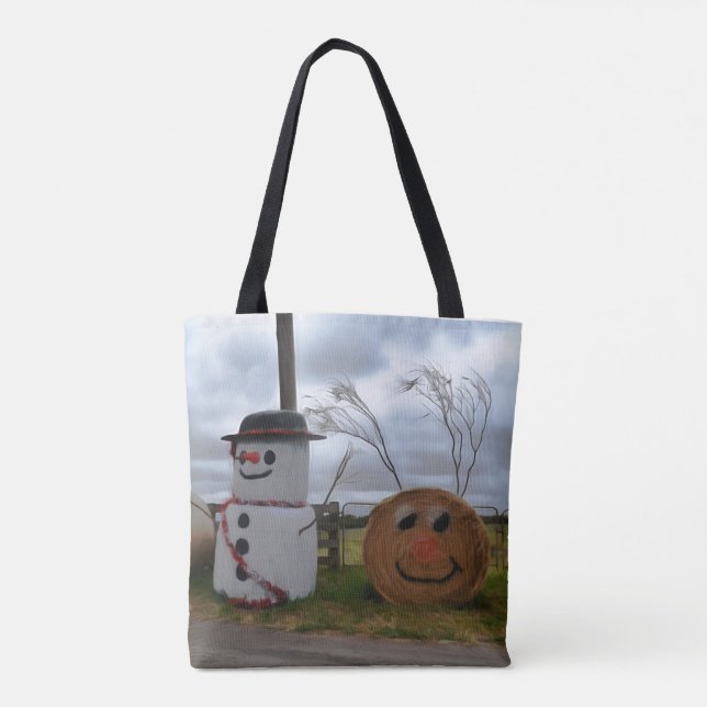 A Farmyard Christmas Tote Bag (Back)