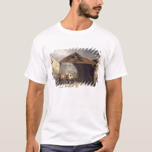 A Farrier shoeing a Horse T-Shirt
