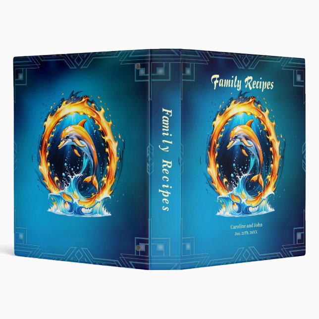 A fascinating interplay of fire and water. binder (Background)