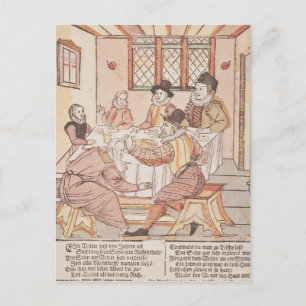 A Father Mistreated by his Son Postcard