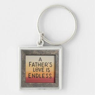 A Father’s Endless Love Keychain