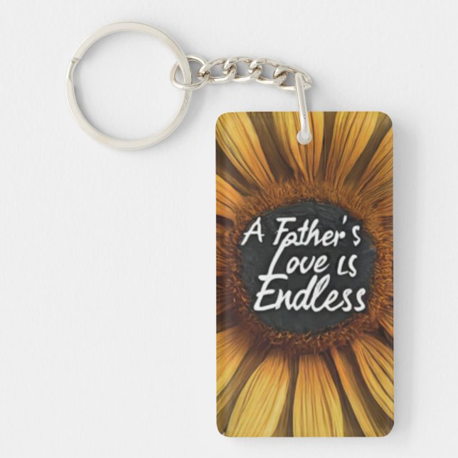 A Father’s Endless Love Keychain (Front)