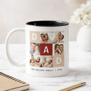 A Father's Day gift in 6 photos Two-Tone Coffee Mug