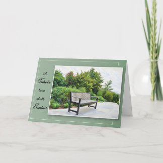 A Father's Love Shall Everlast - Sympathy Card