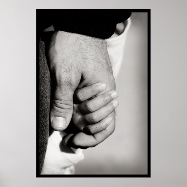 A Father's Trusting Protective Love Poster (Front)