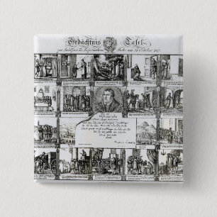 A Feast to Celebrate the Reformation 2 Inch Square Button