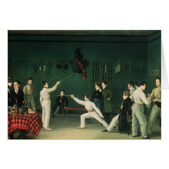 A Fencing Scene, 1827 (Front Horizontal)