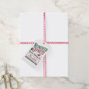 A festive delivery from the Reindeer Express team Gift Tags
