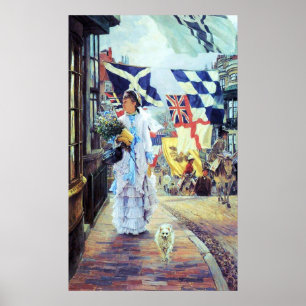 A Fete Day At Brighton ~ James Tissot ~ Fine Art Poster