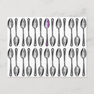 A Few Extra Spoons Postcard