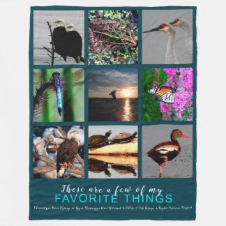 A few of my favorite things: Mississippi Flyway Fleece Blanket