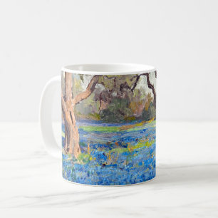 A Field of Bluebonnets at Alamo Heights,  Coffee Mug