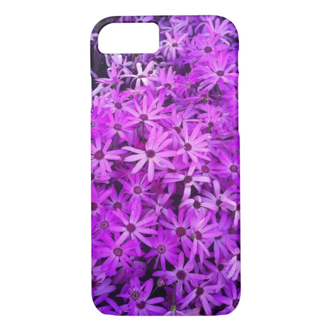 A field of Purple and Pink Daisies Case-Mate iPhone Case (Back)