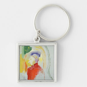 A Figure (w/c on paper) Keychain