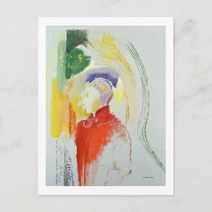 A Figure (w/c on paper) Postcard