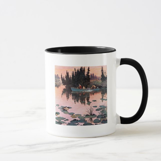 A Fine Catch by John Clymer Mug (Right)