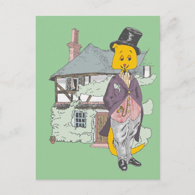 A Fine Feline Postcard (Front)
