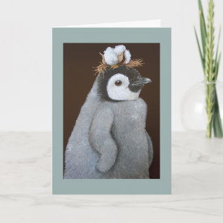 A FIne Southern Penguin holiday card