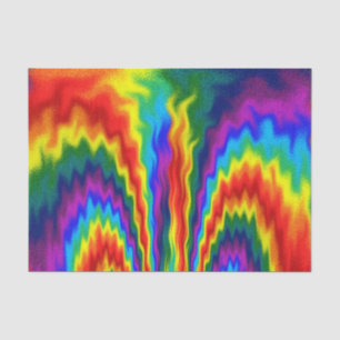 A Fire In A Rainbow Tissue Paper