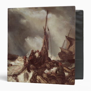 A Fisherman Pulling in a Net, 1868 Binder