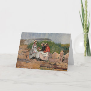 A Fisherman’s Daughter   Winslow Homer Card